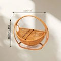 Creative Fruit Basket Mimicking Woven Design, Living Room Snack Candy Storage Basket, Handmade Weaving Fruit Tray, Vegetable Organizer, Decorative baskets