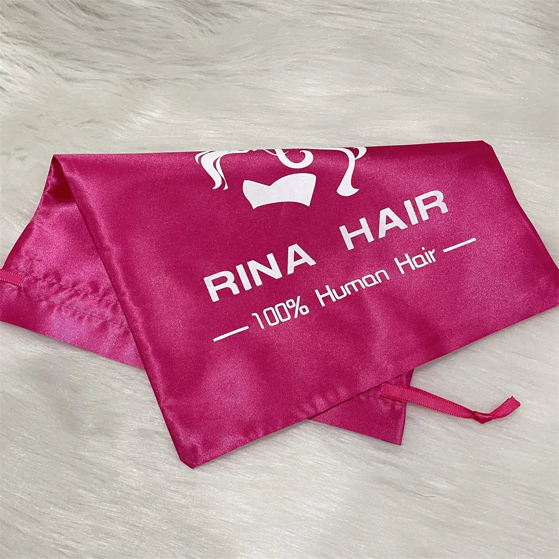 Rina Hair Wig Bags Satin Packaging Pouches Carrying Storage Bags For Packaging Hair 1 Pcs Organiser