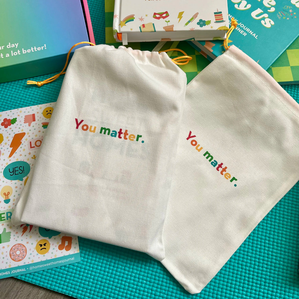 'You Matter' Journal Drawstring Dustbag