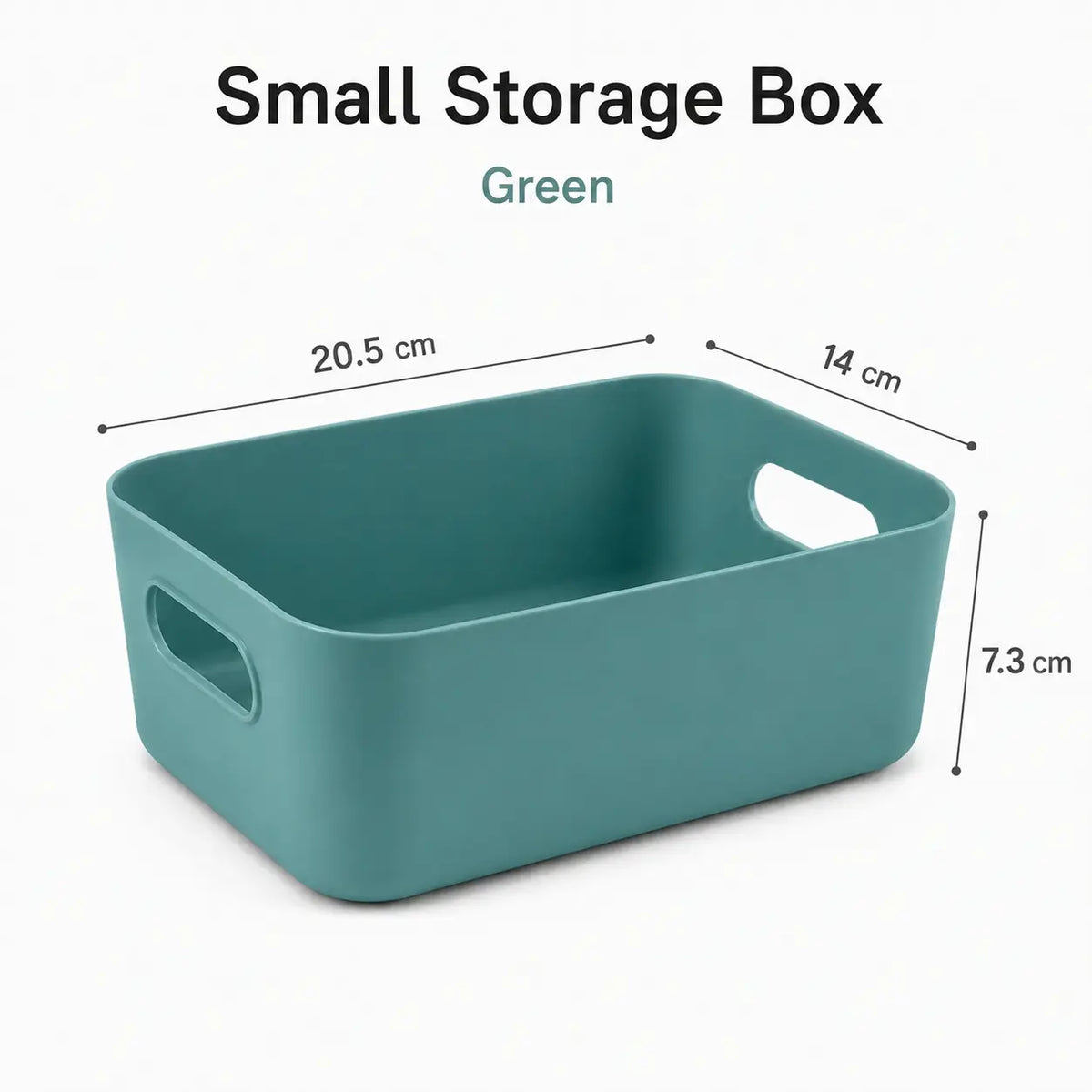 5-Pack Plastic Storage Baskets with Handles, Multi-Purpose Rectangular Organizer, Kitchen Organizers and Storage for Kitchen, Bathroom, Closet, Spices, Snacks, Everyday Items