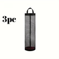 Kitchen one-time use mesh storage bag, foldable and wall-hung garbage bag Organiser