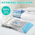 15 Pack Vacuum Seal Bags for Clothing &Travel, Space Saver Vacuum Storage Bags for Blankets,Luggage,Clothes,Comforter, Hand Pump Included (3 Jumbo,3 Large,3 Medium,3 Small,3 Roll）Gift.