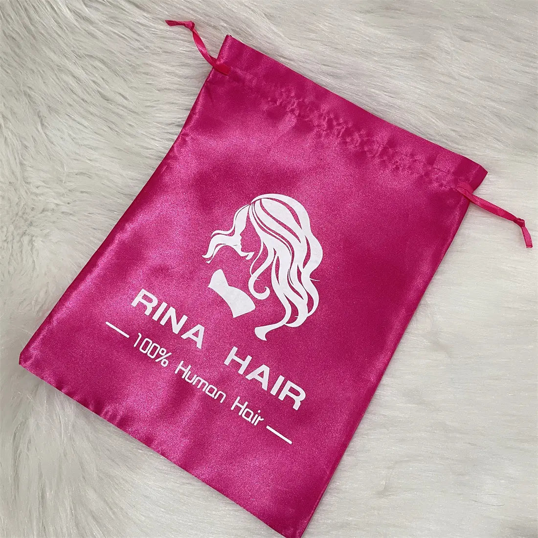 Rina Hair Wig Bags Satin Packaging Pouches Carrying Storage Bags For Packaging Hair 1 Pcs Organiser