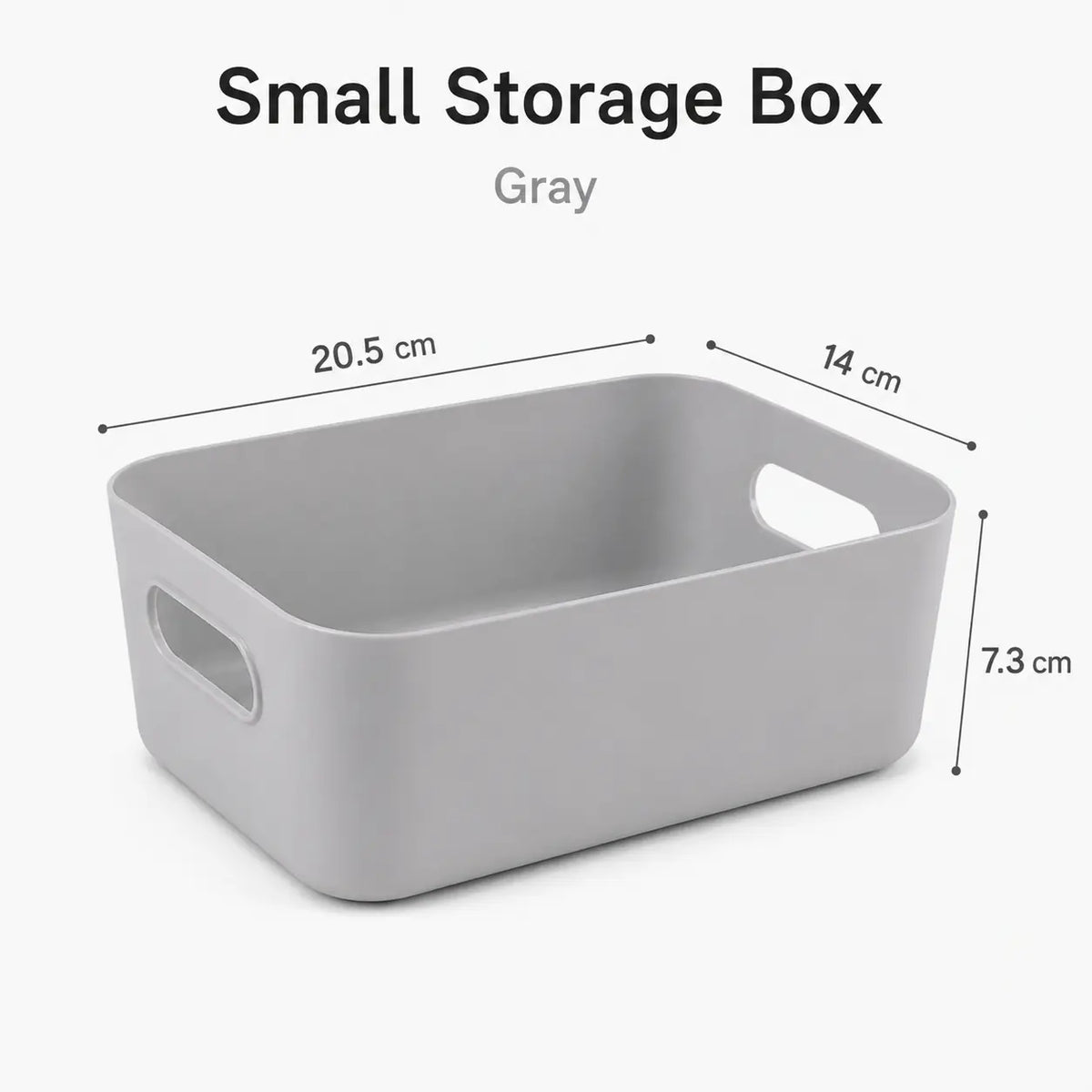 5-Pack Plastic Storage Baskets with Handles, Multi-Purpose Rectangular Organizer, Kitchen Organizers and Storage for Kitchen, Bathroom, Closet, Spices, Snacks, Everyday Items