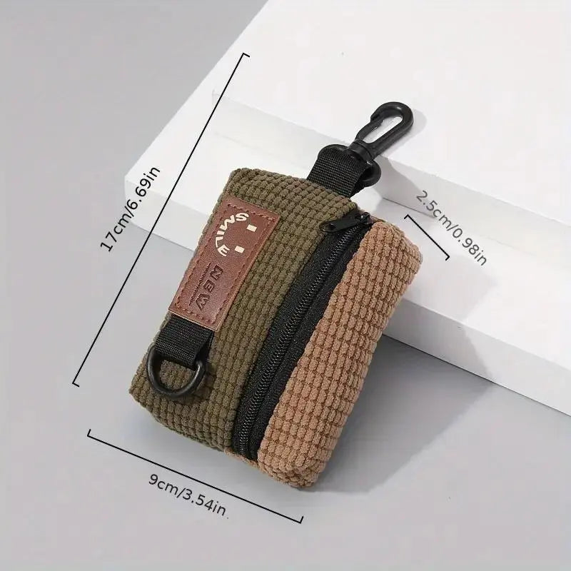 Portable Small Bag with Zipper, 1 Count Lightweight Coin Purse, Multipurpose Earphone Bag, Storage Bag for Home & Travel, Durable Fashion Wallet, Pouch, Zipper Pouches, Multifunctional Storage Bag, Travel Organization Pouch, Portable Storage Bags