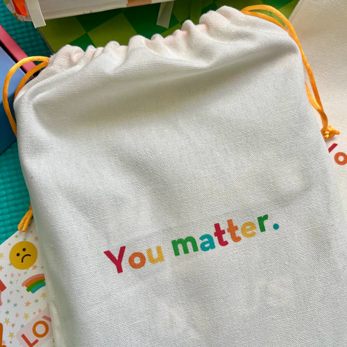 'You Matter' Journal Drawstring Dustbag