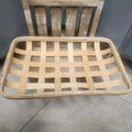 Wood Woven Decorative Shallow Basket Decorative Wall And Craft Decor