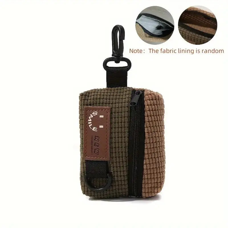 Portable Small Bag with Zipper, 1 Count Lightweight Coin Purse, Multipurpose Earphone Bag, Storage Bag for Home & Travel, Durable Fashion Wallet, Pouch, Zipper Pouches, Multifunctional Storage Bag, Travel Organization Pouch, Portable Storage Bags