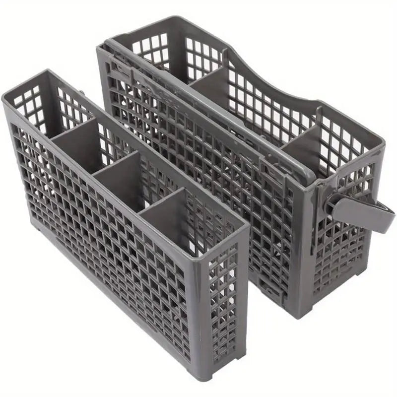 Dishwasher Silverware Replacement Plastic Basket - Utensil/ Cutlery Basket - Compatible with Bosch, Maytag, Kenmore, Whirlpool, KitchenAid, LG, Samsung, Frigidaire, GE