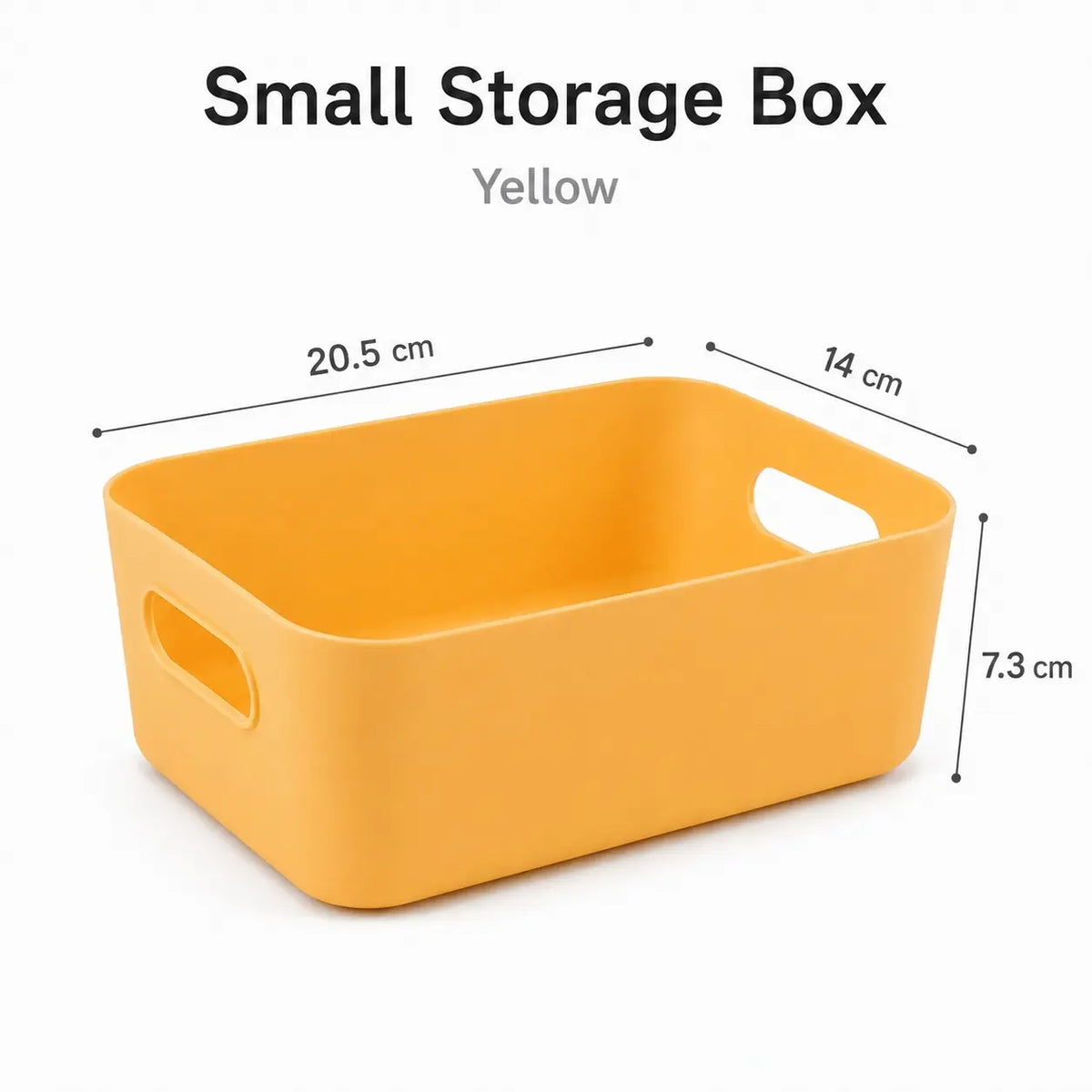 5-Pack Plastic Storage Baskets with Handles, Multi-Purpose Rectangular Organizer, Kitchen Organizers and Storage for Kitchen, Bathroom, Closet, Spices, Snacks, Everyday Items