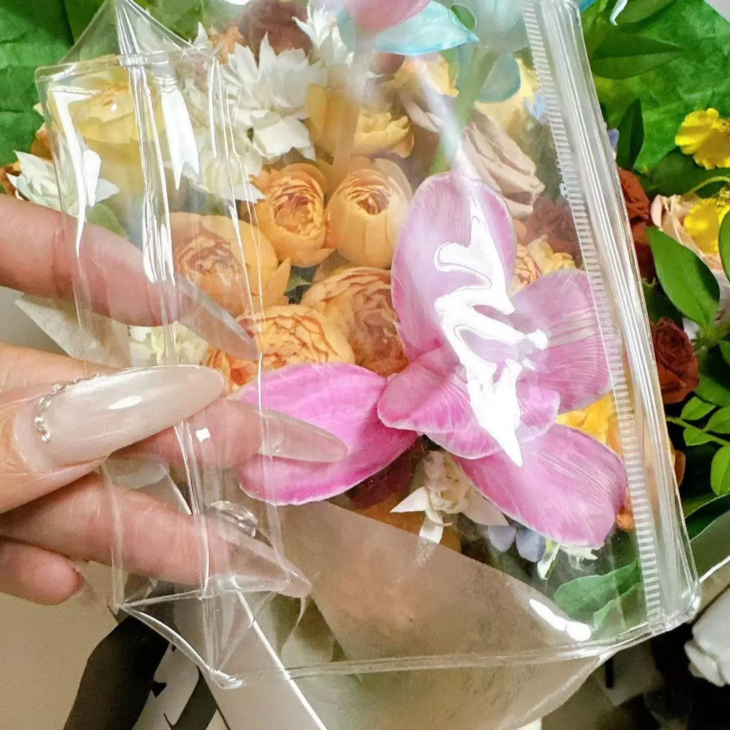 Bag that can hold stress-relief toys Transparent bag for toy accessories transparent bag
