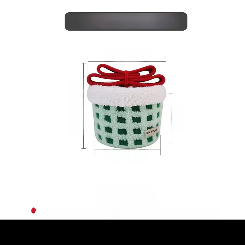 Cotton Fabric Home Storage Baskets - Multi-Size, Cute Design, Foldable, Handle-Equipped Household Organizers, Cappuccino (22*12), Pink & White Dopamine (22*19), Space-Saving Home Supplies