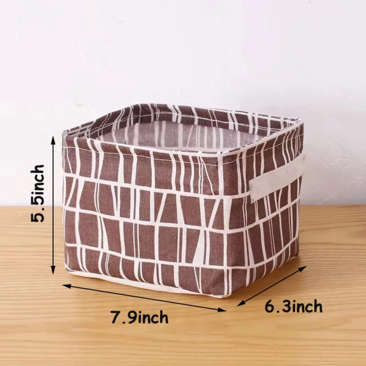 6Pcs/Set Foldable Storage Basket,Mini Collapsible Canvas Containers Organizers with Handle for Home Decor or Storing Toys,Keys,Sundries,Little Crafts,Halloween,Christmas,Fathersdaygift,Hand Tools Kits