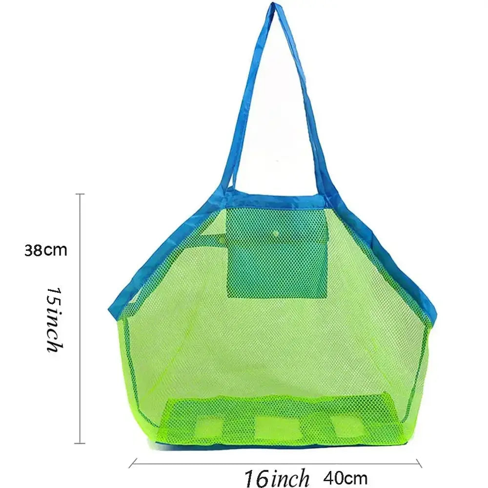 Large Beach Bag, 1 Count Kids Toy Storage Large Beach Bag with Handle, Women Cosmetic Makeup Bag, Multipurpose Home Organizer, Multifunctional Storage Solution, Storage Bags