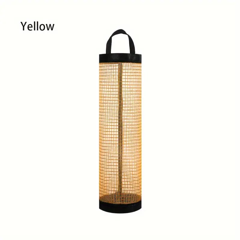Kitchen one-time use mesh storage bag, foldable and wall-hung garbage bag Organiser