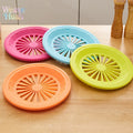 4pcs Polyester Round Draining Baskets - Lightweight Hollow Kitchen Food Storage Organizers, DIY Bag Accessories for Enthusiasts