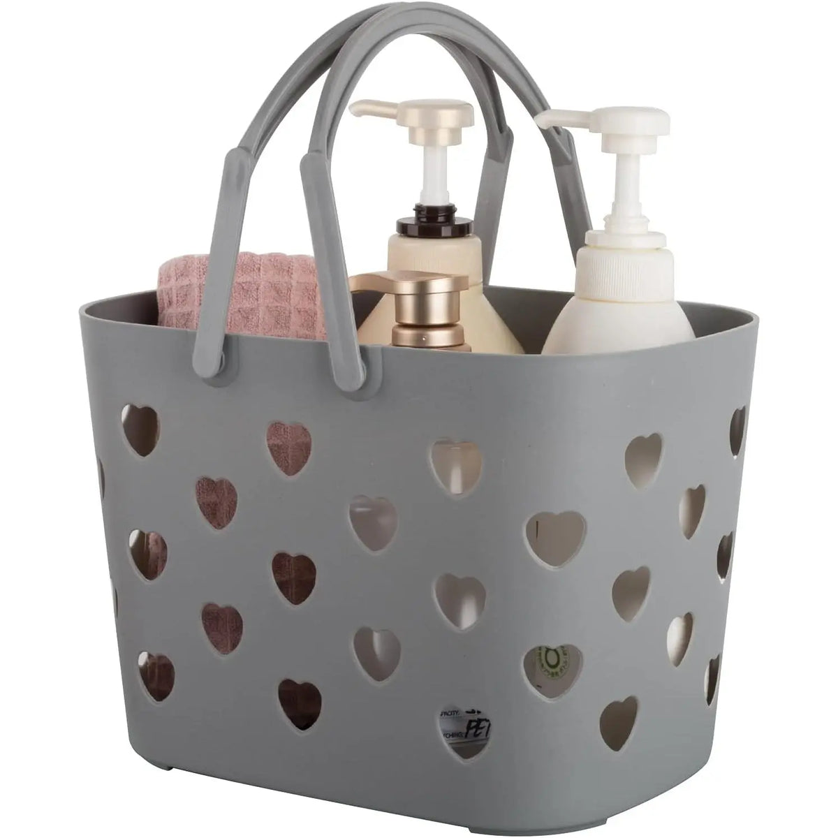 Portable Plastic Shower Caddy Tote with Handle - Organizer Bin for Bathroom, College Dorm - Dorm-Ready Storage for Supply Carrying, Pink, Sohochic Bathroom Gadget