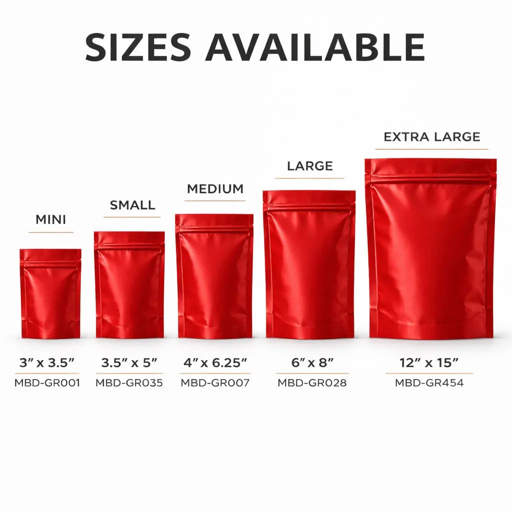 50 Pack Medium 4in x 6.25in Organizer Bags Bundle Assorted Designs