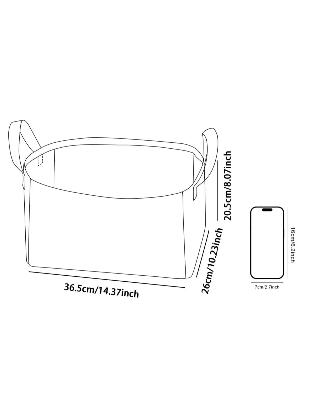 Mermaid Pattern Storage Basket with Handle, Multi-functional Storage Basket, Foldable Clothes Storage Basket, Bag Insert for Living Room, Bathroom and Kitchen, Clothes Baskets, Basket with Handles, Collapsible Storage Baskets