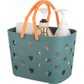 Portable Plastic Shower Caddy Tote with Handle - Organizer Bin for Bathroom, College Dorm - Dorm-Ready Storage for Supply Carrying, Pink, Sohochic Bathroom Gadget