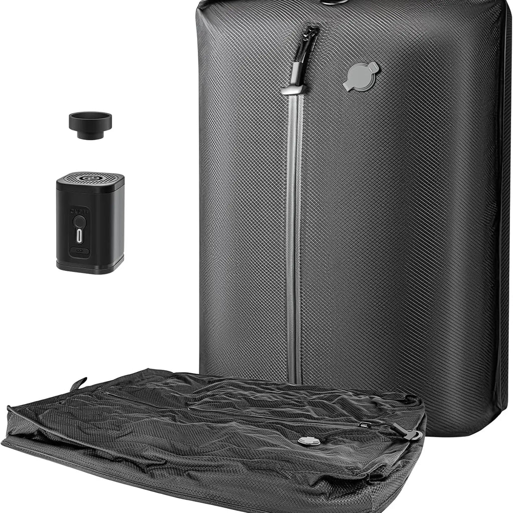 Sohochic Cordless Travel Vacuum Compression Bag Set | IP67 Waterproof 33L Space Saver with Wireless Pump for Clothes, Blankets, Seasonal Storage, Luggage & Suitcases